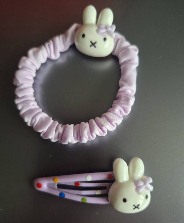 Lief en schattig haarbandje en haarspeld van Nijntje.