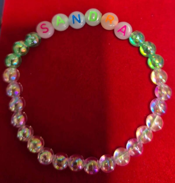 Leuke armband met de naam: Sandra