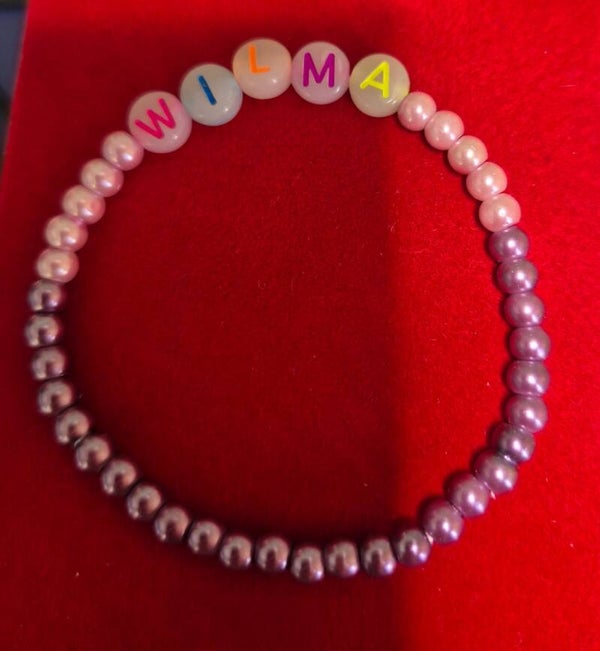 Leuk armbandje met de naam: Wilma.