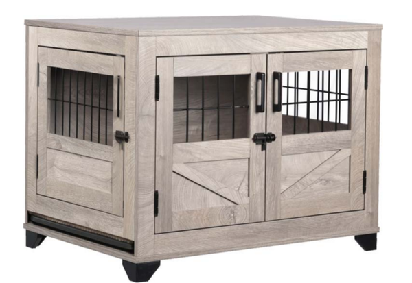 LUXEUS  RUSTIC BENCH  GREY WEATHERED