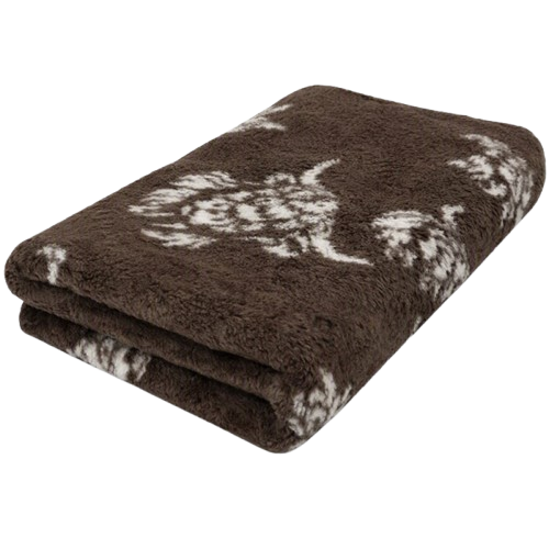 Vet Bed - Highland Koe donker bruin
