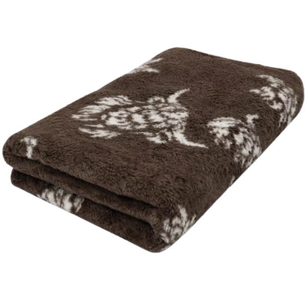 Vet Bed - Highland Koe donker bruin