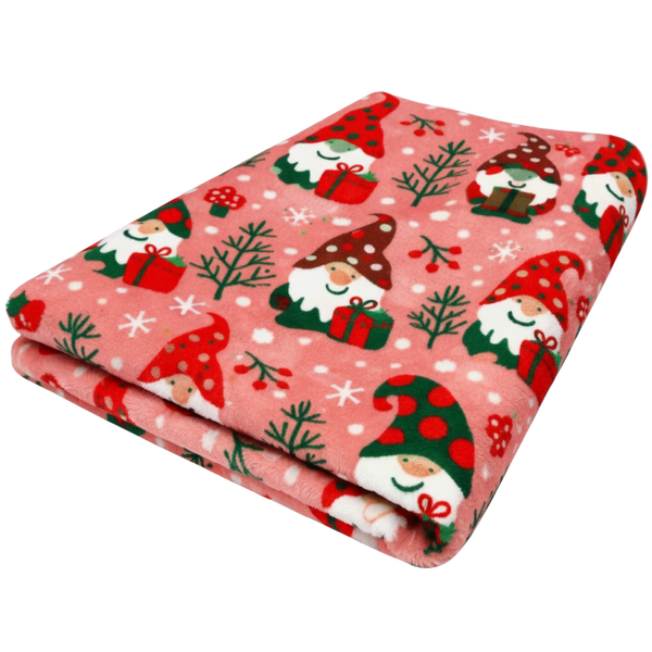 Vet Bed - Christmas Elfjes - Cerise - Antislip Hondenma