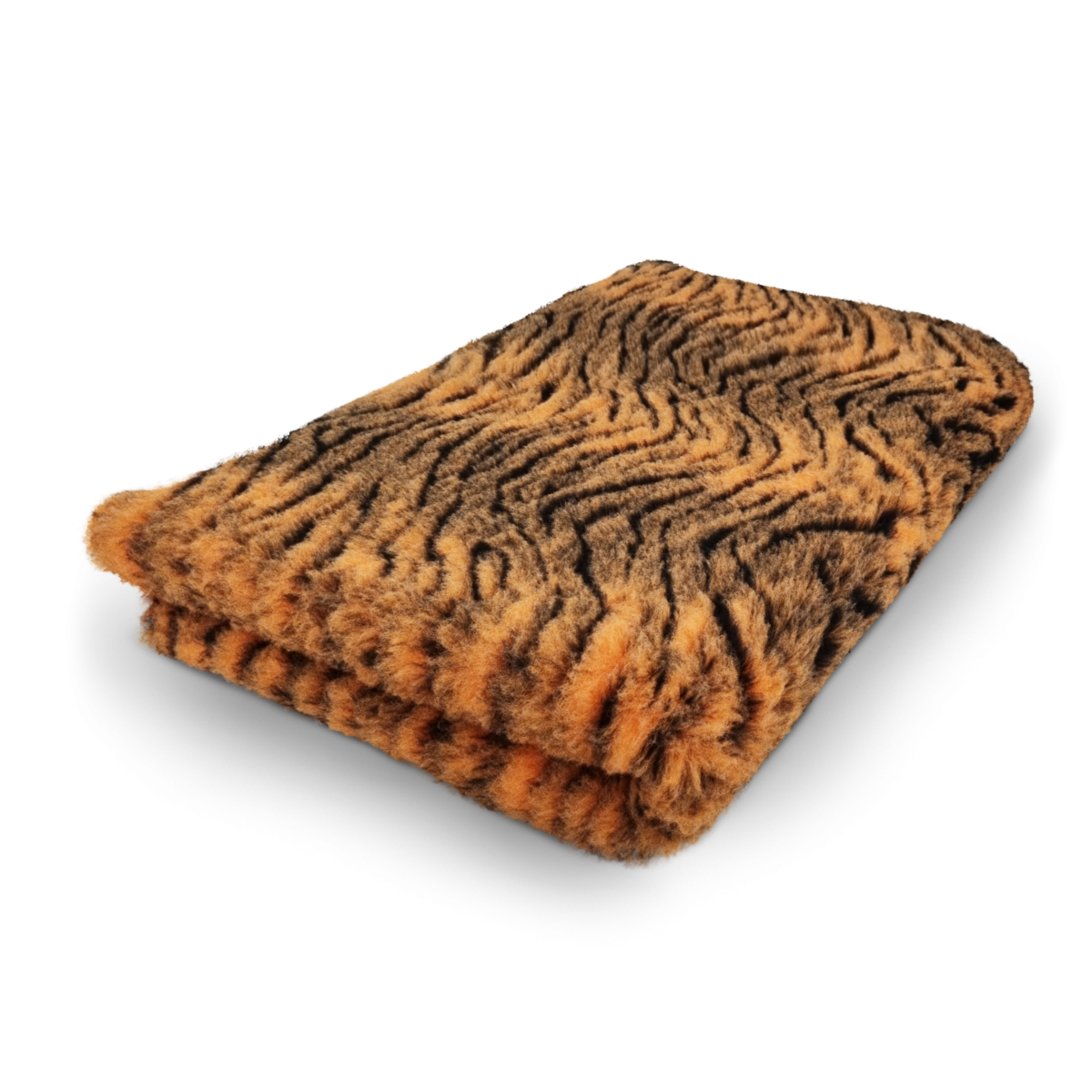 Vet Bed Tijgerprint Oranje Latex Anti Slip