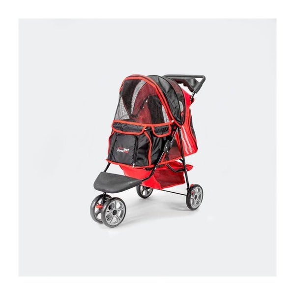 BUGGY ALL TERRAIN ROOD/ZWART of ZWART/ZILVERGRIJS