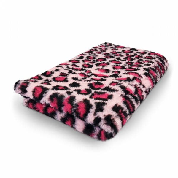 Vet Bed Luipaard Fuchsia Latex Anti Slip