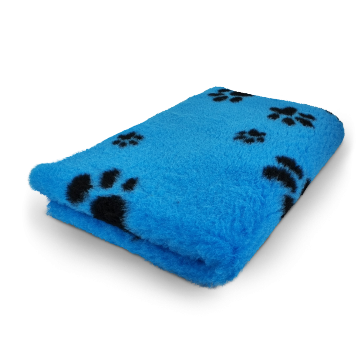 Vet Bed Turquoise met Zwarte Voetprint