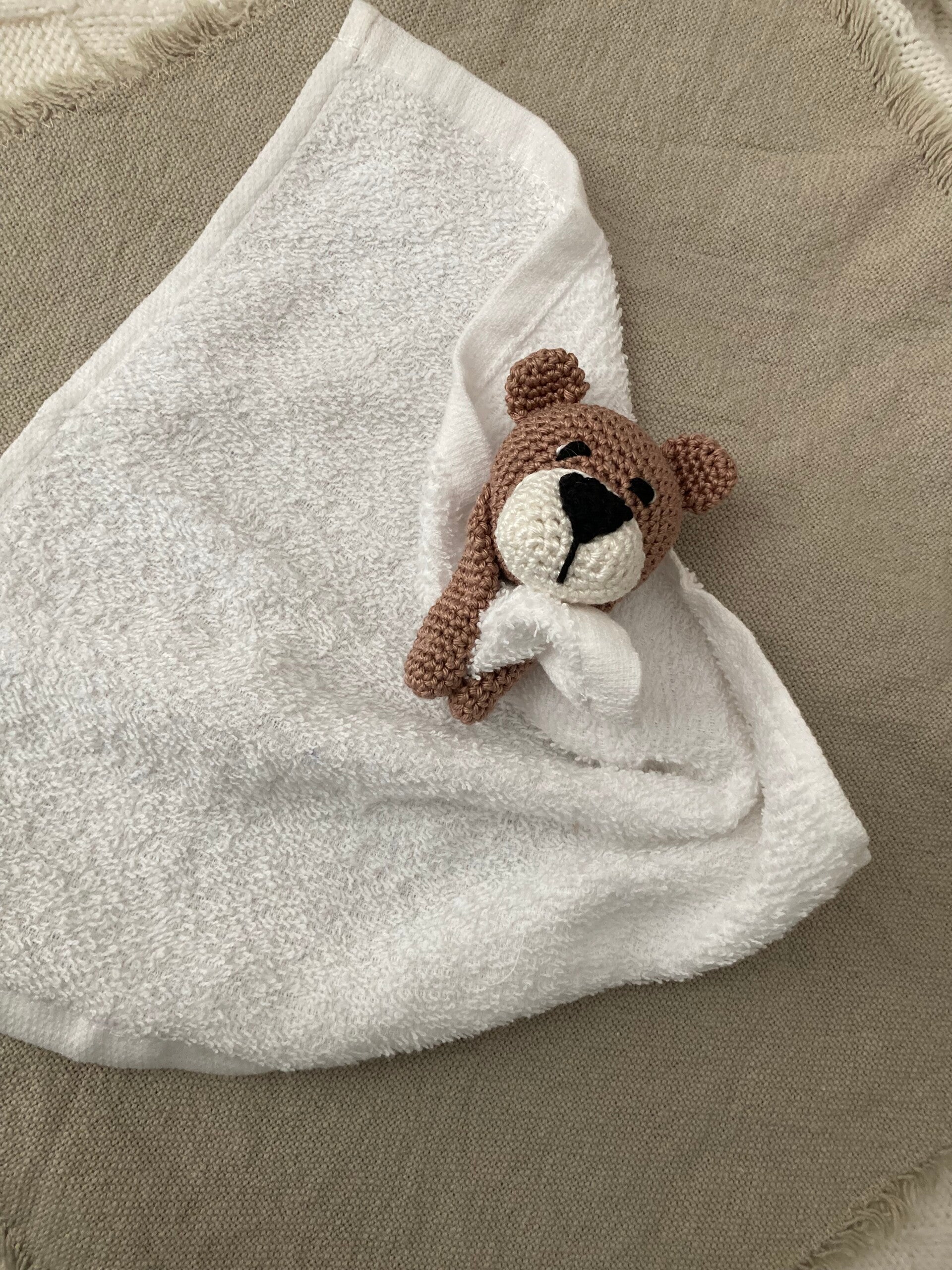 Knuffeldoekje berenkopje