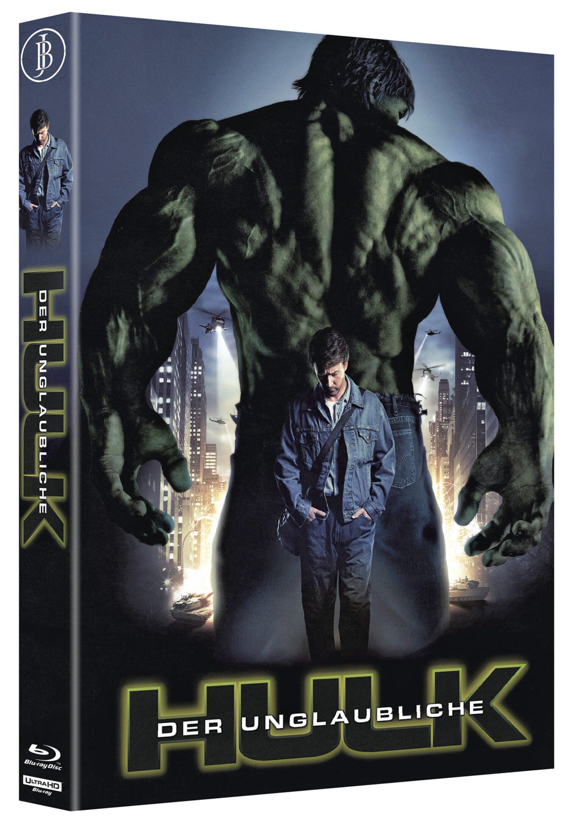 Der unglaubliche Hulk - Mediabook- Limitiert auf 250 Stück - Cover A (4K Ultra HD + Blu-ray)