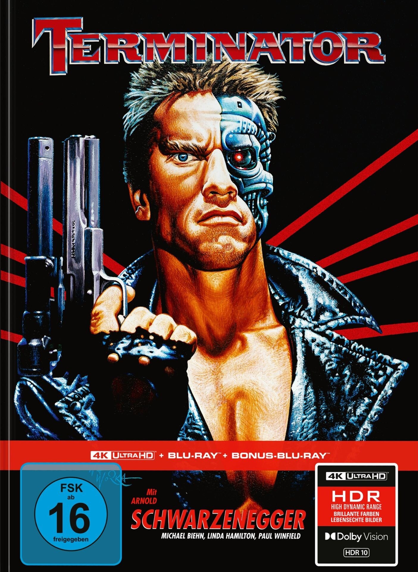 Terminator – Limitiertes 3-Disc Mediabook (Cover B) | 4K UHD + Blu-ray + Bonus-Blu-ray |