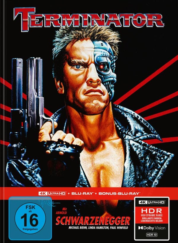 Terminator – Limitiertes 3-Disc Mediabook (Cover B) | 4K UHD + Blu-ray + Bonus-Blu-ray |