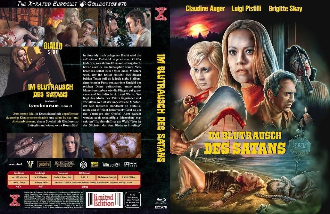 Im Blutrausch des Satans - 2-Disc Limited Mediabook - Blu-ray -  (Cover Q)