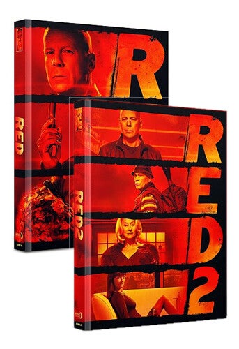 RED 1 + 2 - Limited Mediabook (Bundle) - Cover B  (2x 4K UHD + 2x Blu-ray)