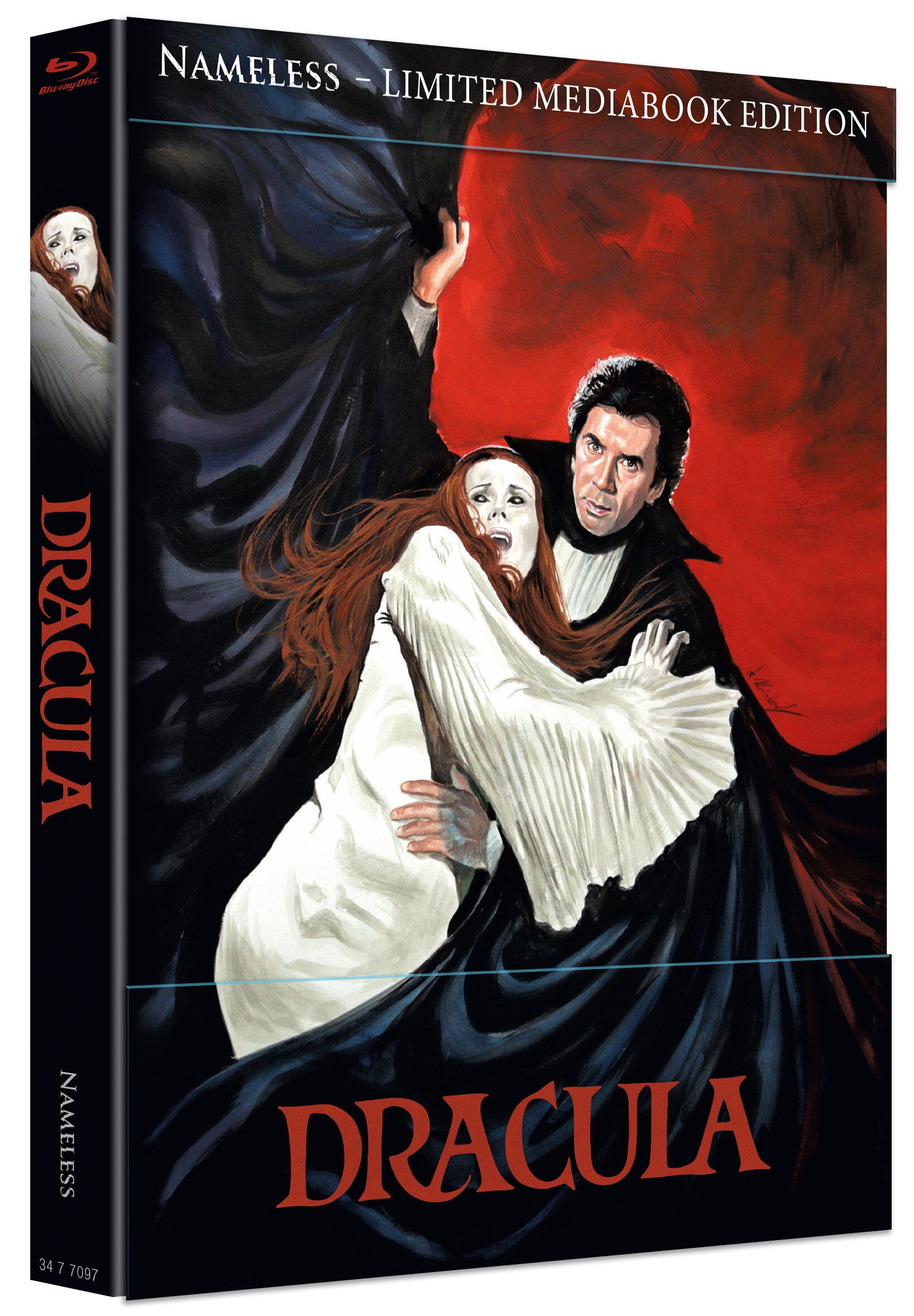 Dracula (1979) - 3-Disc Mediabook - Blu-ray + DVD (Cover A) - limitiert auf 222 Stück