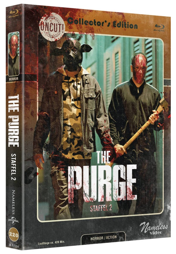 The Purge – Staffel 2 – 2-Disc Limited Mediabook (Cover C) | Uncut | Blu-ray