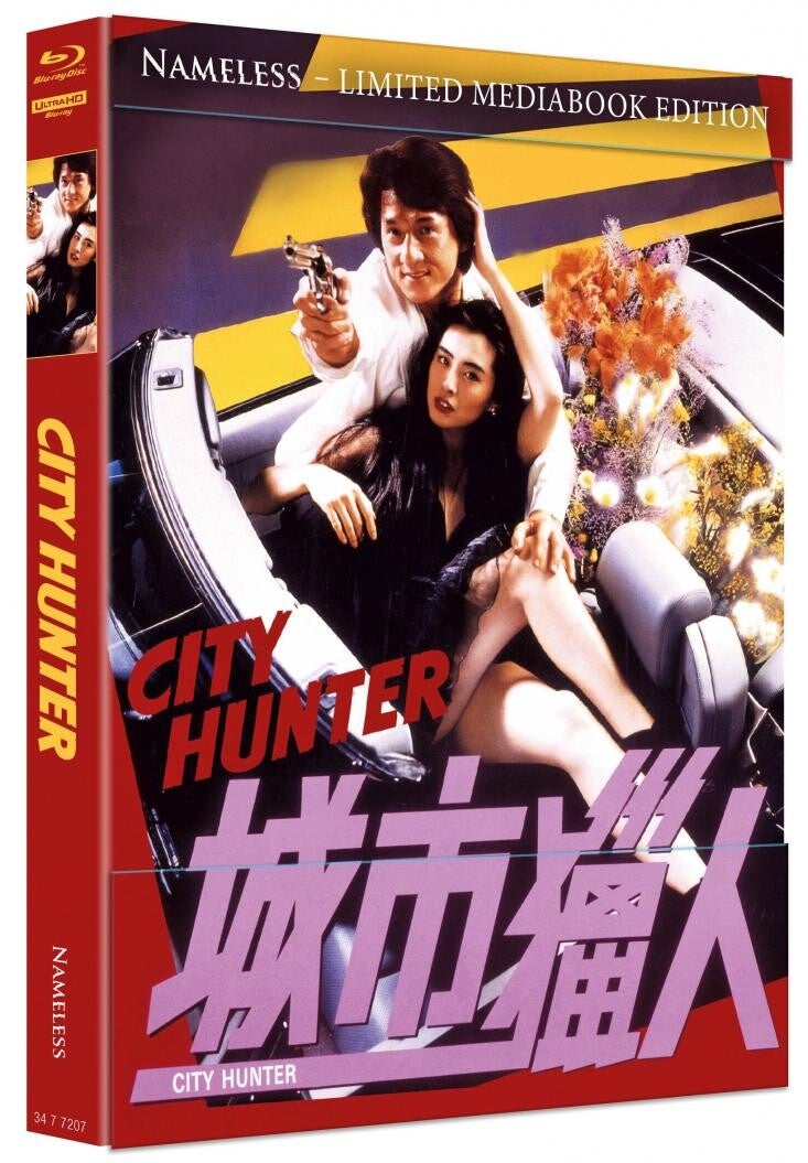 City Hunter – 2-Disc Limited Mediabook (Cover B) | 4K UHD + Blu-ray | Jackie Chan | Uncut
