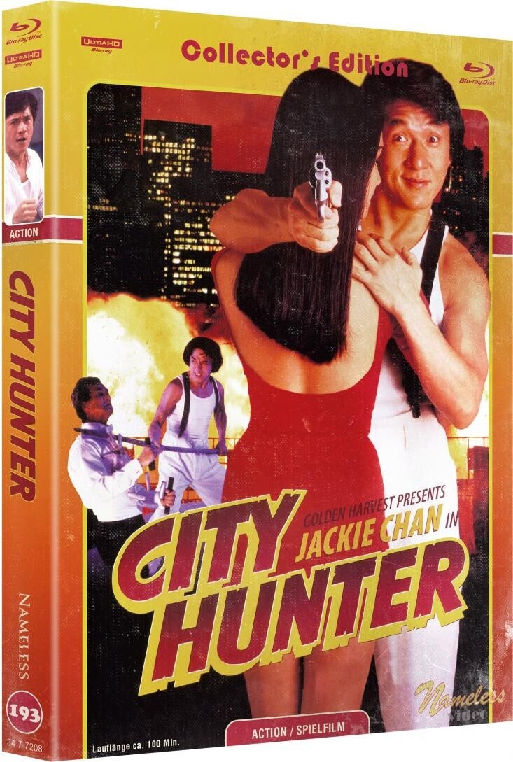 City Hunter – 2-Disc Limited Mediabook (Cover C) | 4K UHD + Blu-ray | Jackie Chan | Uncut