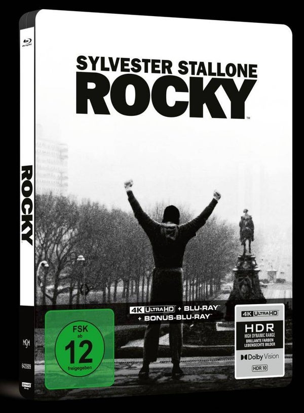 Rocky – Limitiertes 3-Disc SteelBook | 4K UHD + Blu-ray + Bonus-Blu-ray |