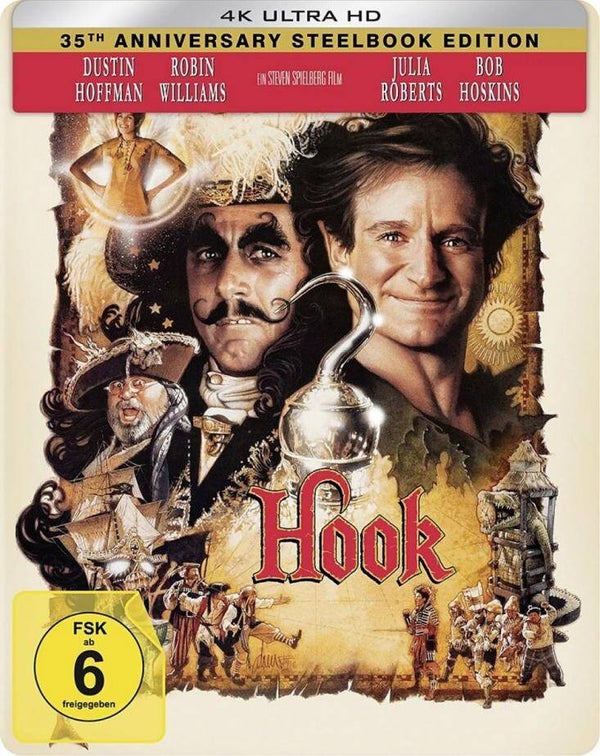 Hook – Limitiertes 2-Disc SteelBook | 35th Anniversary Edition | 2x 4K UHD