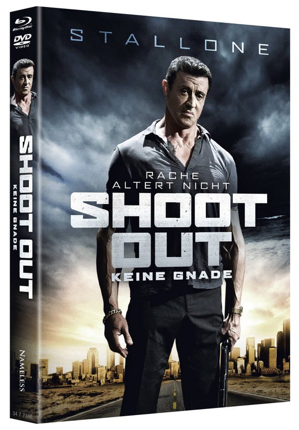 Shootout - 2-Disc Limited Mediabook (Cover A) | Sylvester Stallone & Jason Momoa | Blu-ray + DVD