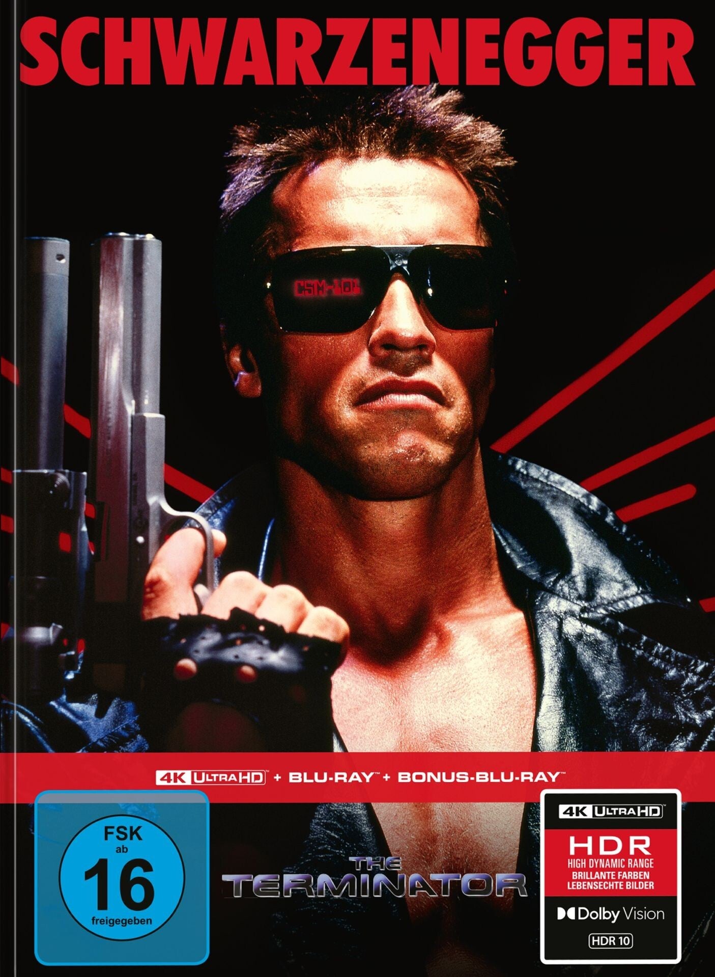 Terminator – Limitiertes 3-Disc Mediabook (Cover A) | 4K UHD + Blu-ray + Bonus-Blu-ray |