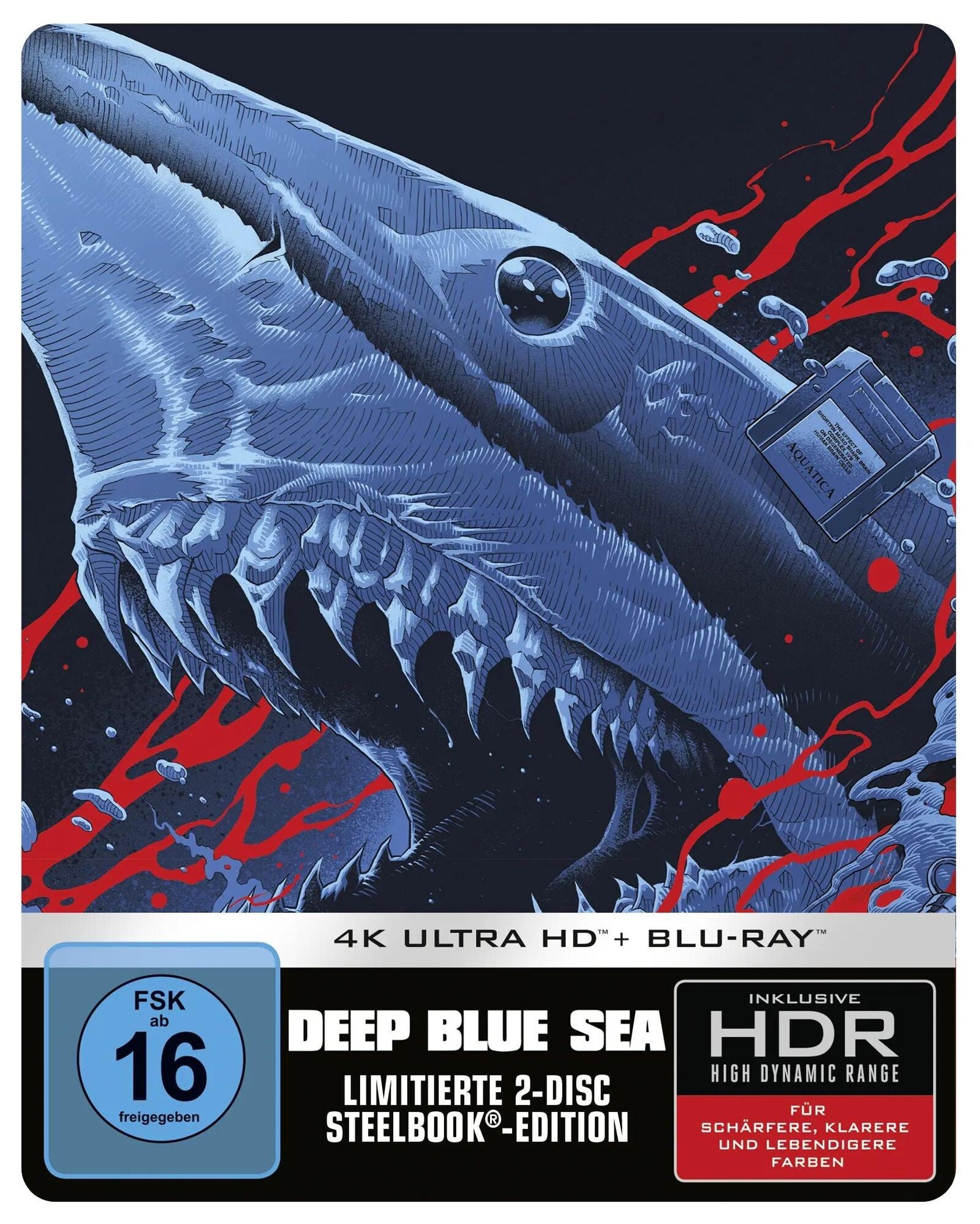 Deep Blue Sea – 2-Disc Limited Steelbook (4K Ultra HD + Blu‑ray)