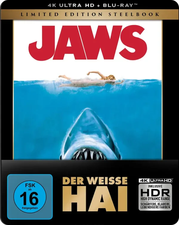 Der weiße Hai - 3-Disc Limited Steelbook (4K UHD + Blu-ray)