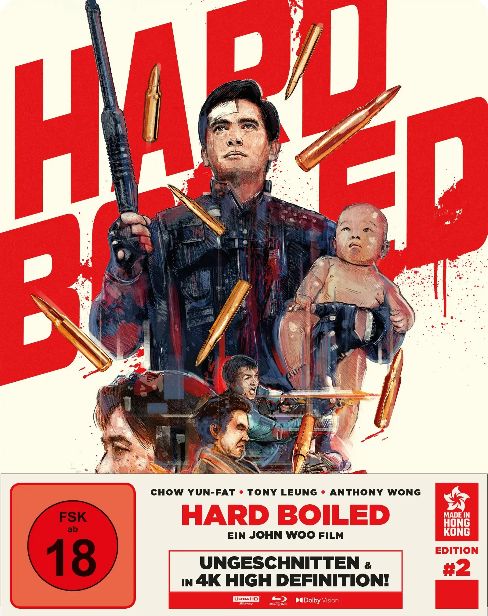 Hard-Boiled – Steelbook (4K UHD + 2 Blu-rays)