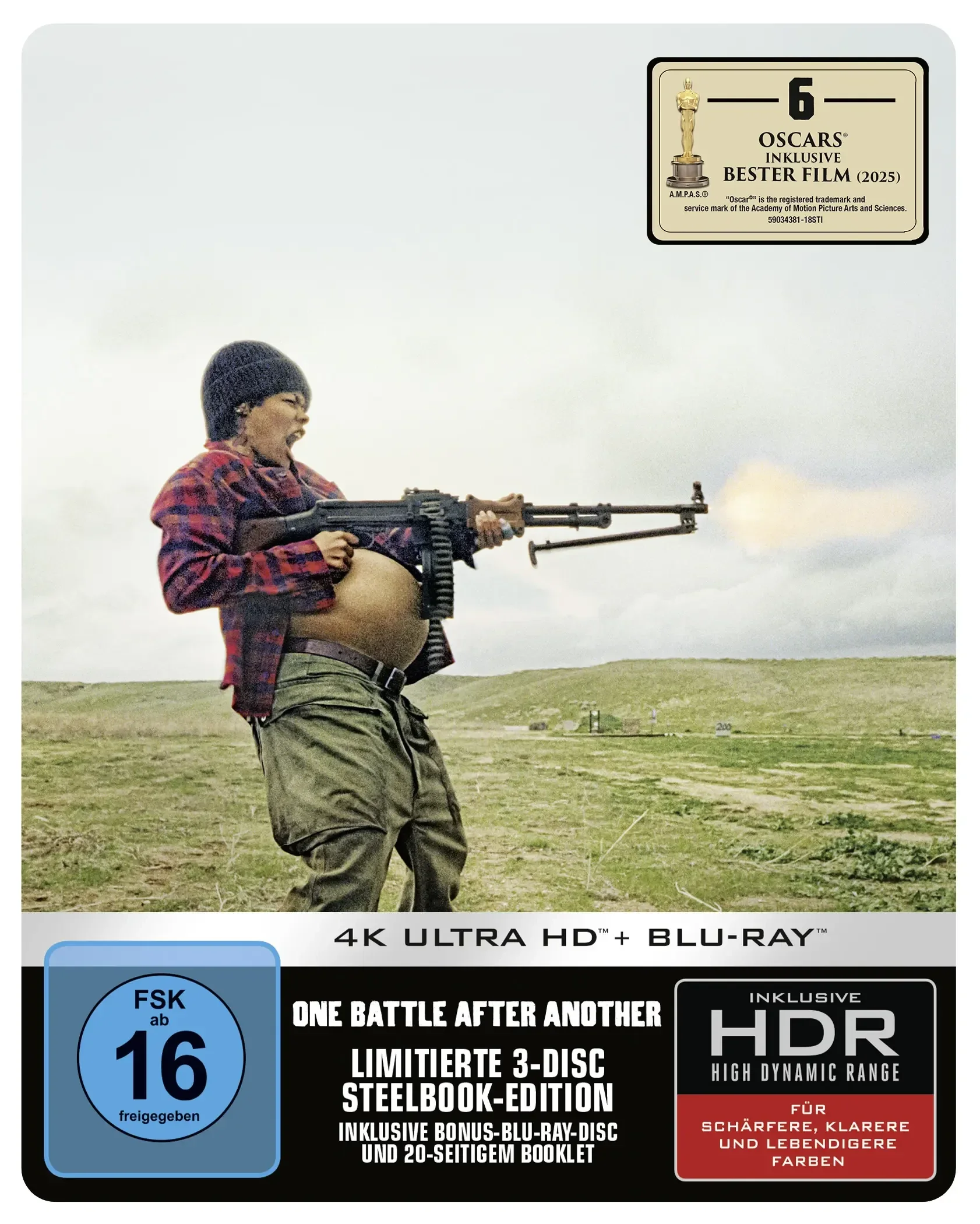 One Battle After Another - 3-Disc Limited Steelbook ( 4K UHD + 2 Blu-ray`s)