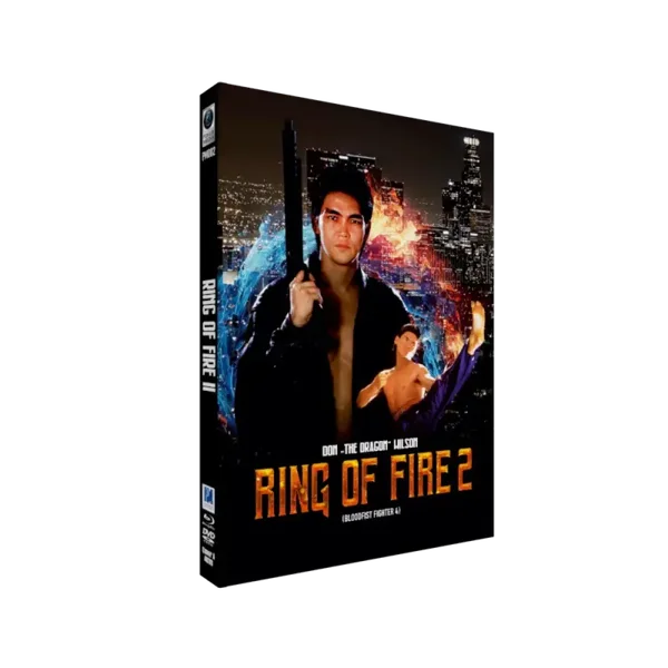 Ring of Fire 2 – Bloodfist Fighter 4 – Uncut Mediabook Edition (Cover A) | Blu-ray + DVD