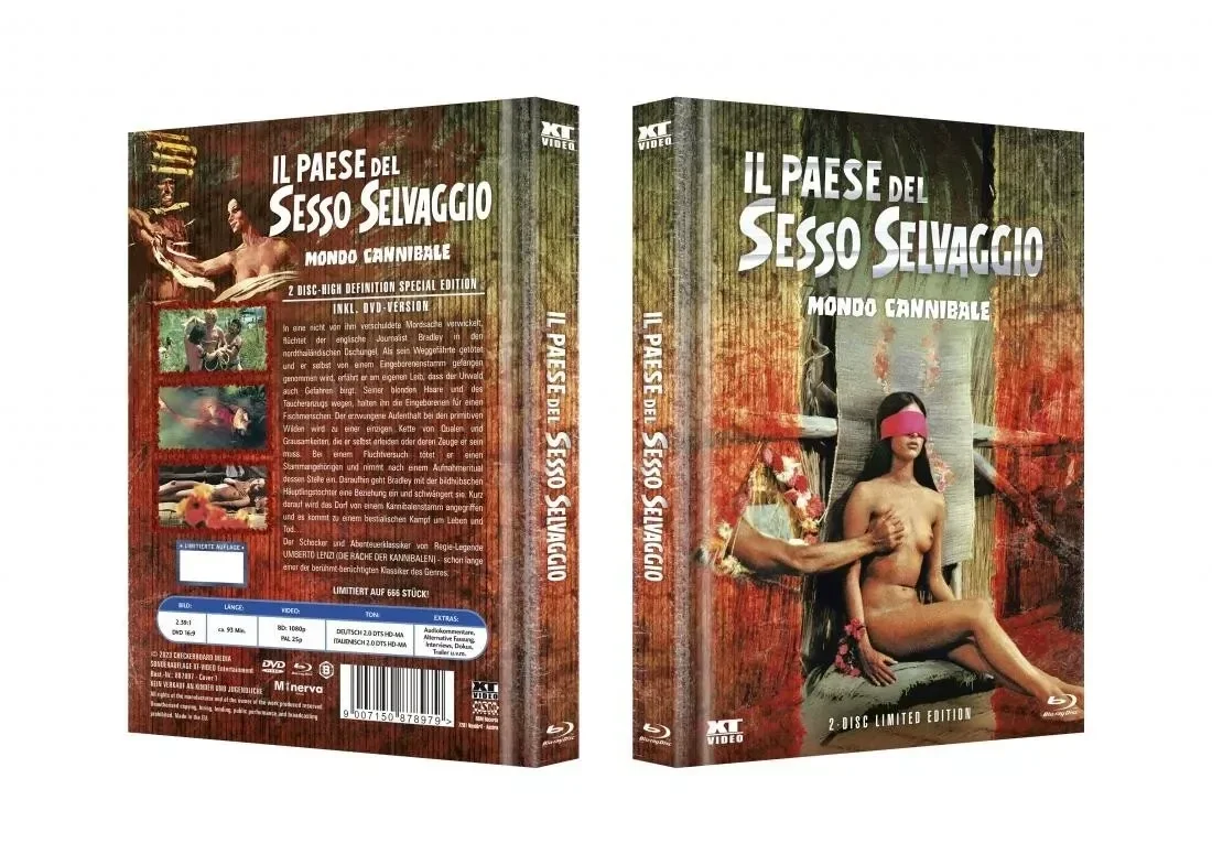 Mondo Cannibale - LImited Mediabook - wattiert - Cover A - Blu-ray + DVD