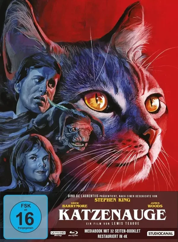 Stephen Kings Katzenauge - Limited Mediabook - 4K UHD + Blu-ray