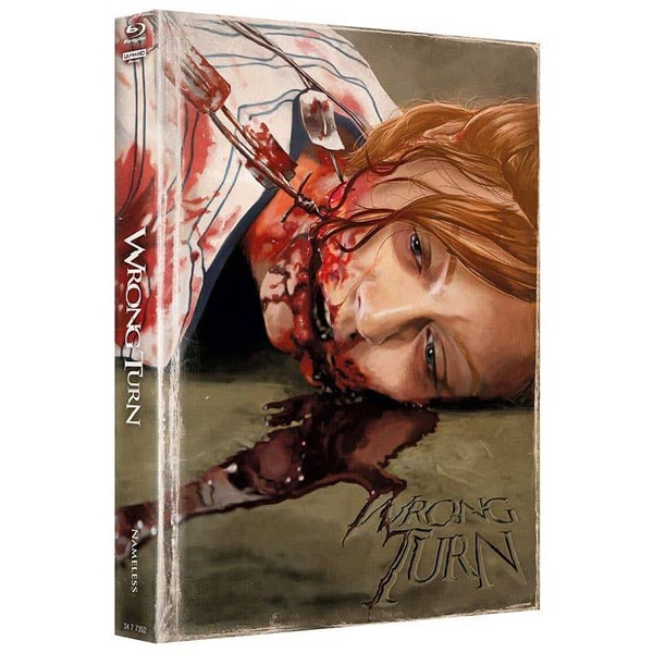 Wrong Turn (2003)  - 2-Disc Limited Mediabook Edition -  (Cover F) wattiert -  4K UHD + Blu-ray