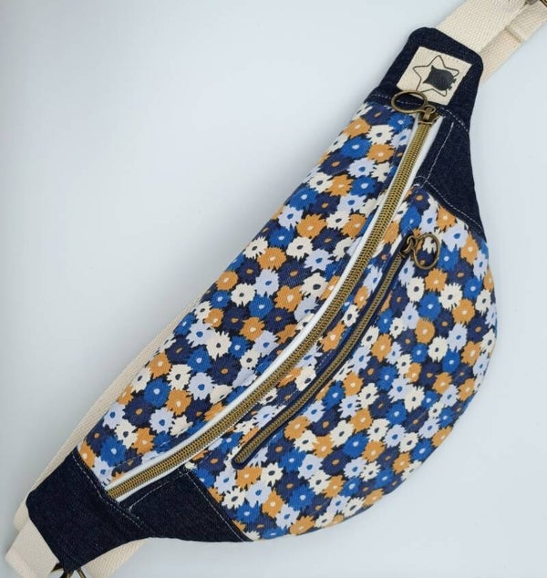 Sac banane jeans/imprimé
