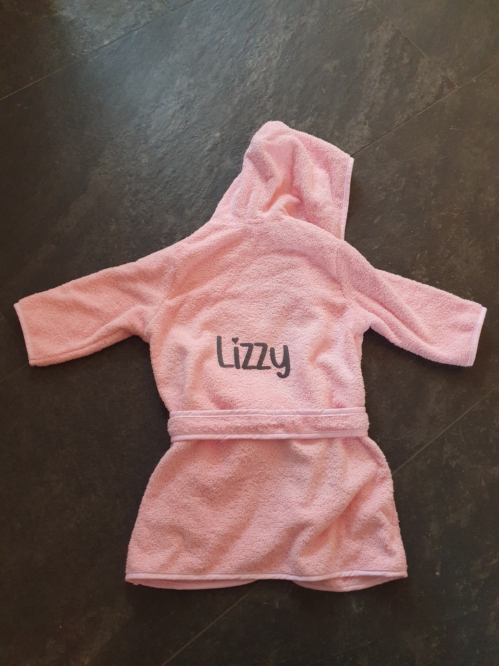 Badjas  | Donker roze | Badstof