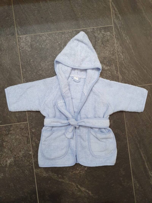 Badjas  | Blauw | Badstof