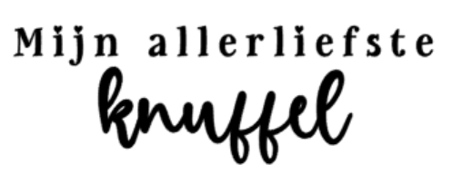 Mijn allerliefste knuffel