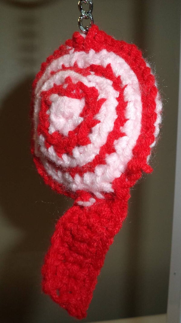 Amigurumi sleutelhanger speeltje