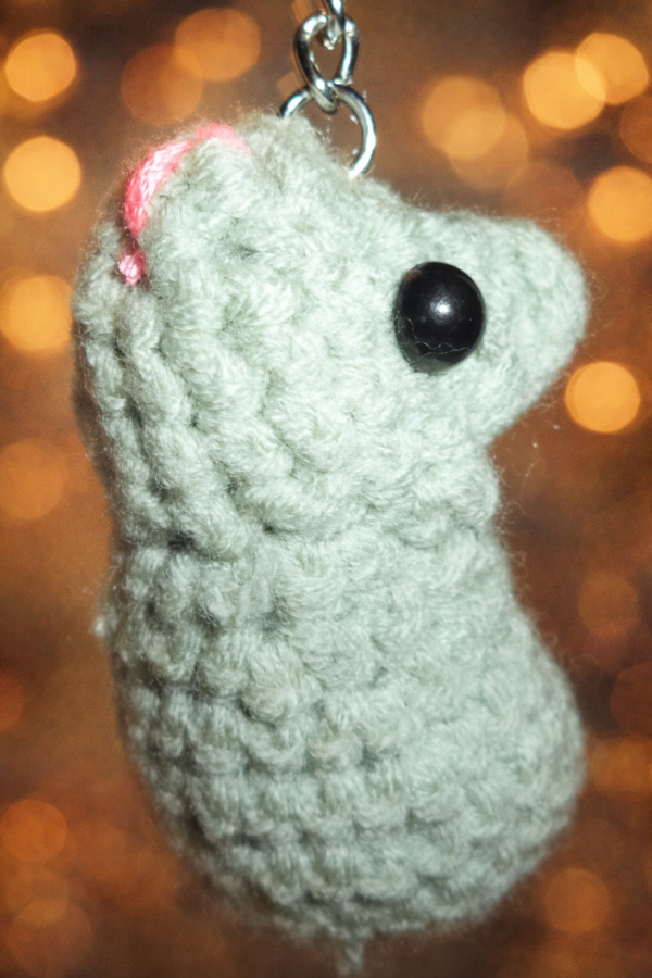 Amigurumi sleutelhanger muisje