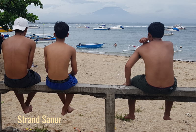 Sanur beach, haven