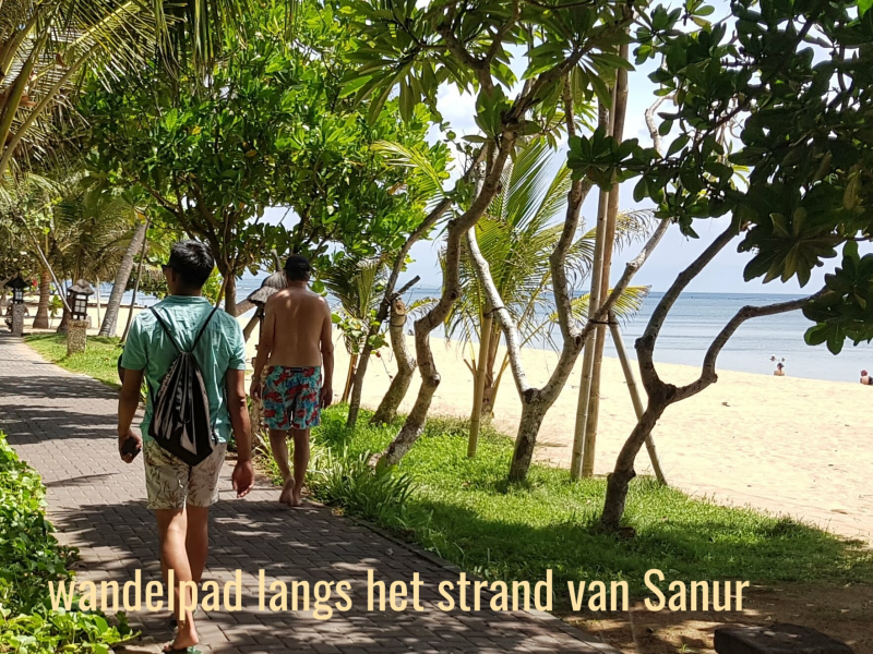 wandelpad Sanur beach
