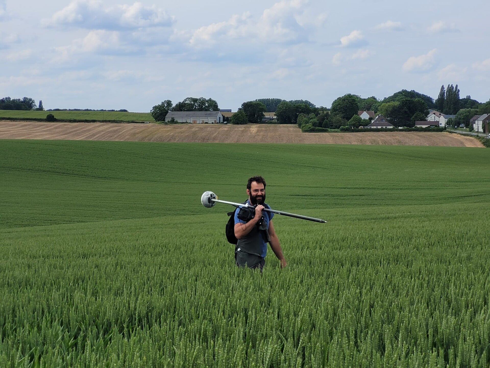 GPS Survey for hydrology map on the Waterloo Battlefield