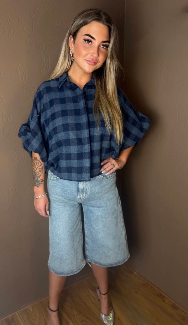 The Camille Check Blouse
