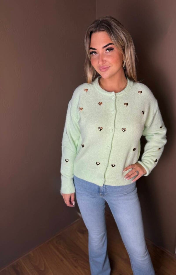 Amour Heart Cardigan