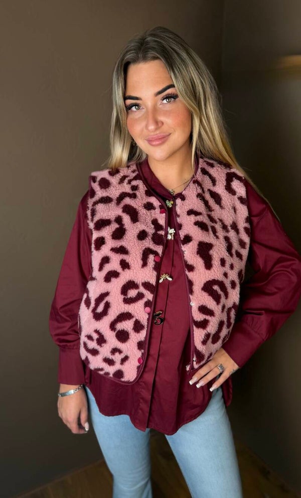 Amour Leopard Gilet