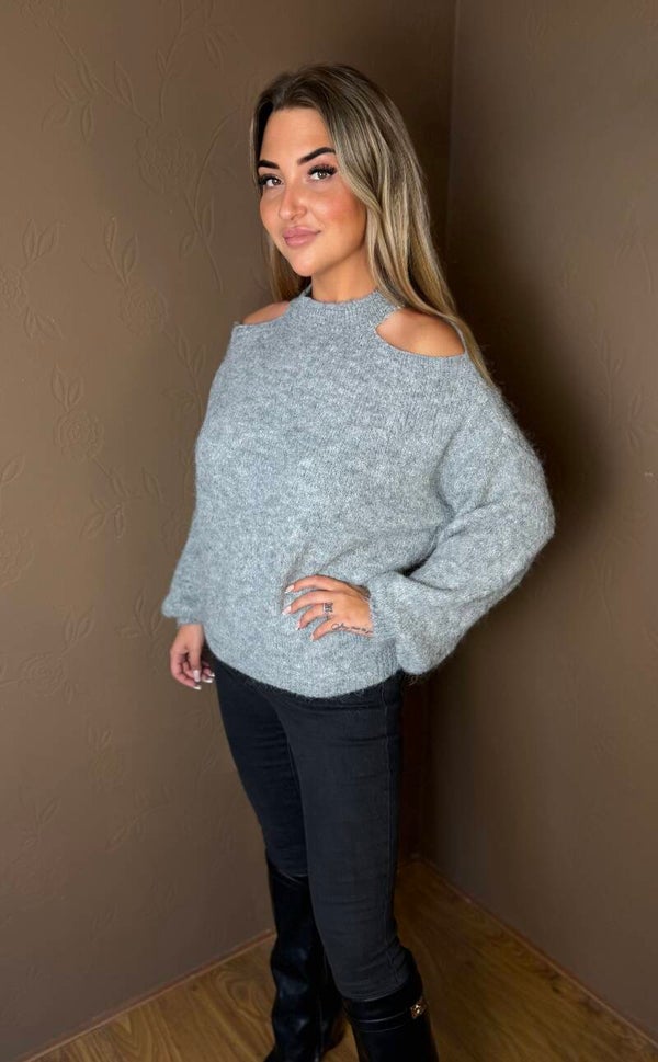 The Elodie Cold Shoulder Knit