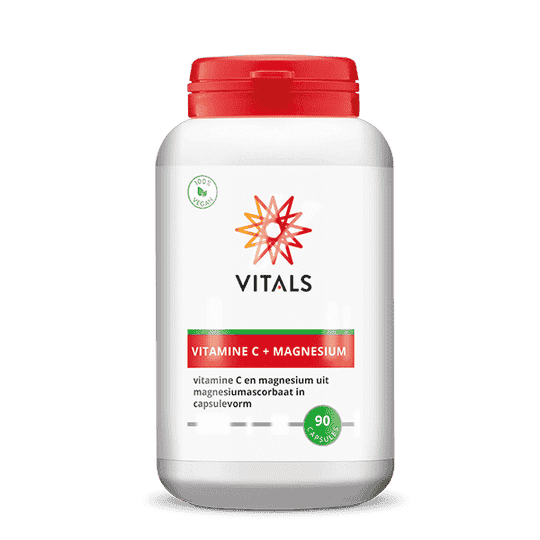 VITAMINE C + MAGNESIUM 90 CAPSULES | Vitals