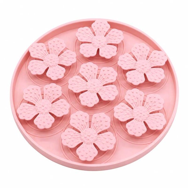 Petal Play Feeder | snuffelmat voor paarden roze