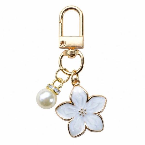 Cherry Blossom Pearl Charm | hoofdstelbedel wit
