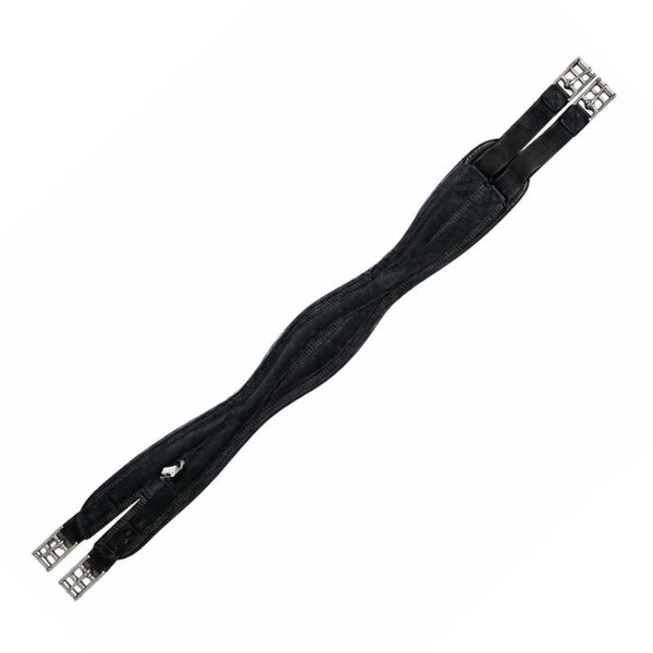 Zwarte singel met elastiek - 103cm